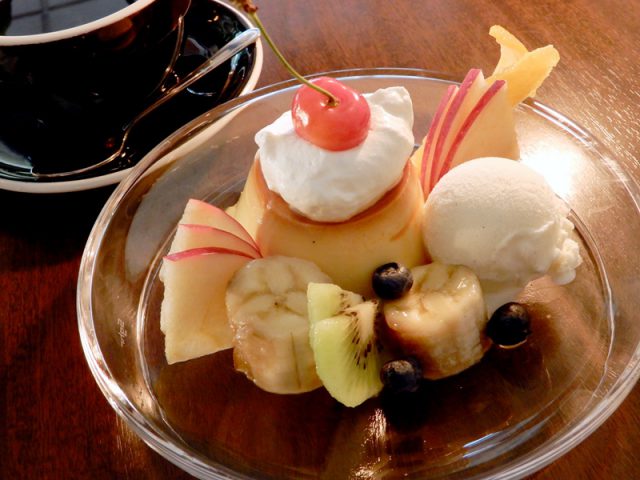 JAMCAFEさんの7周年記念メニュー、プリンアラモードを頂いてきたの巻